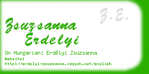 zsuzsanna erdelyi business card